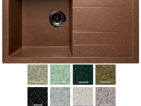 Кухонная мойка GranFest Quadro GF-Q780L