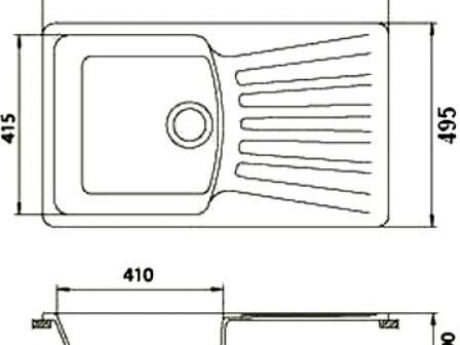 Кухонная мойка Granfest S850L