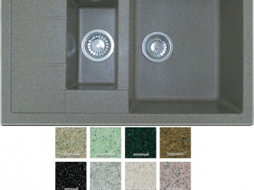 Кухонная мойка GranFest Quadro GF-Q775KL