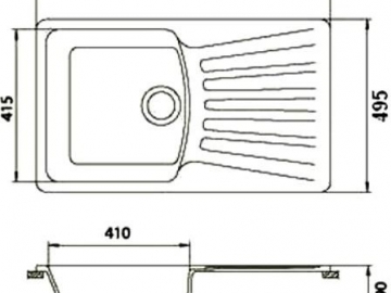 Кухонная мойка Granfest S850L
